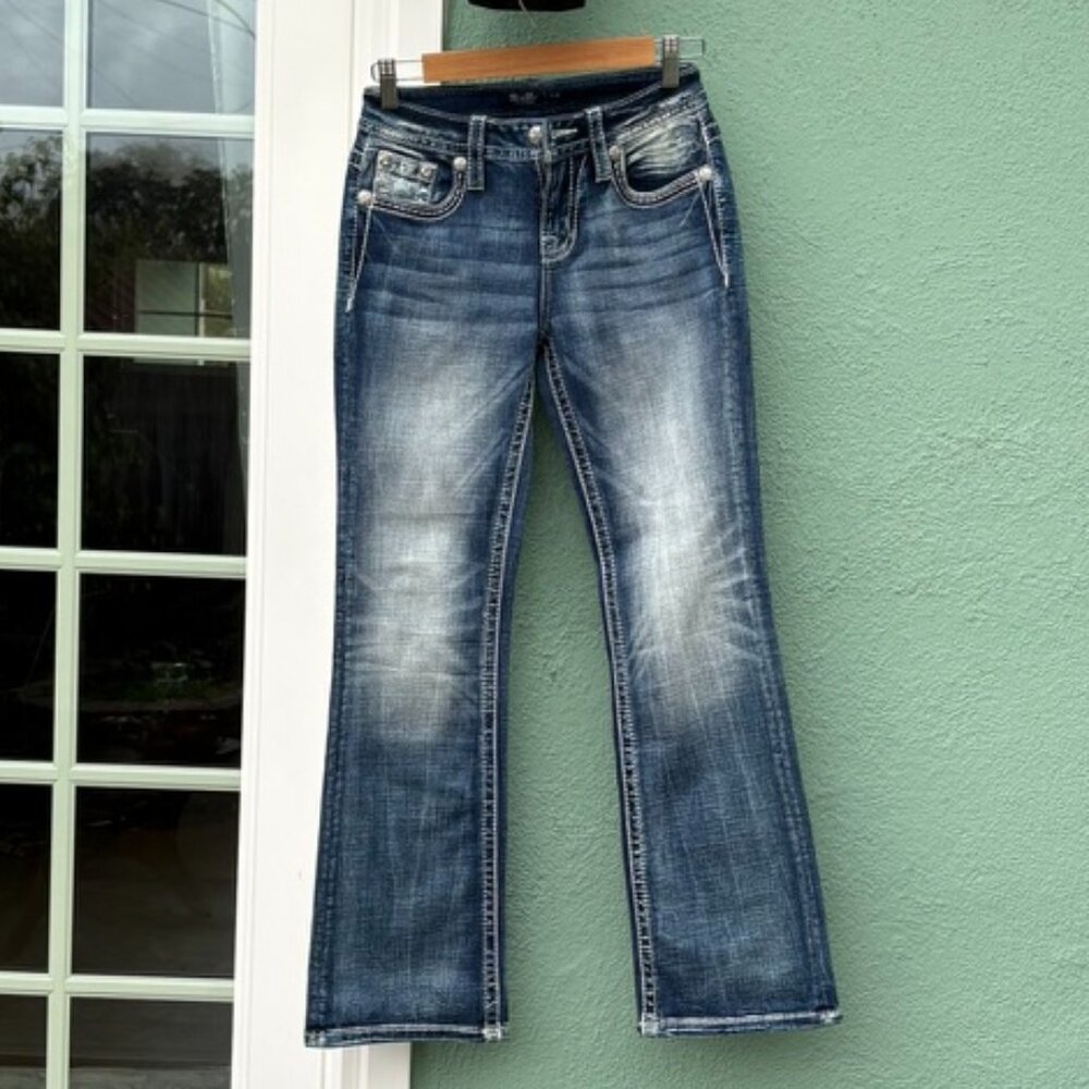Vintage MissMe Jeans Bundle set of 2 - "Country/Patriotic" Themed sizes 24+25